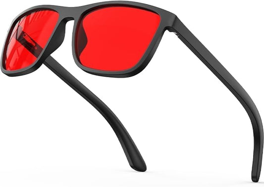 Red leans blue light glasses blocking 99% of blue light